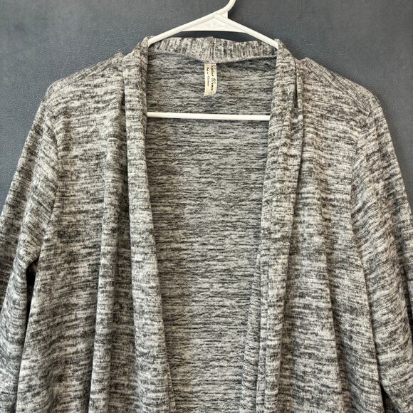 Per Seption Plus Size 1X Womens Open Front Cardigan Soft Feminine Teacher Duster - Picture 2 of 6